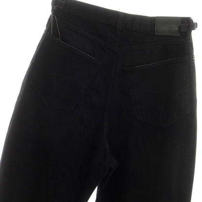 [Used] BALENCIAGA Distressed Cotton Denim Pants Black [S] [Condition Rank B] [Men&