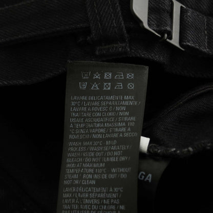 [Used] BALENCIAGA Distressed Cotton Denim Pants Black [S] [Condition Rank B] [Men&