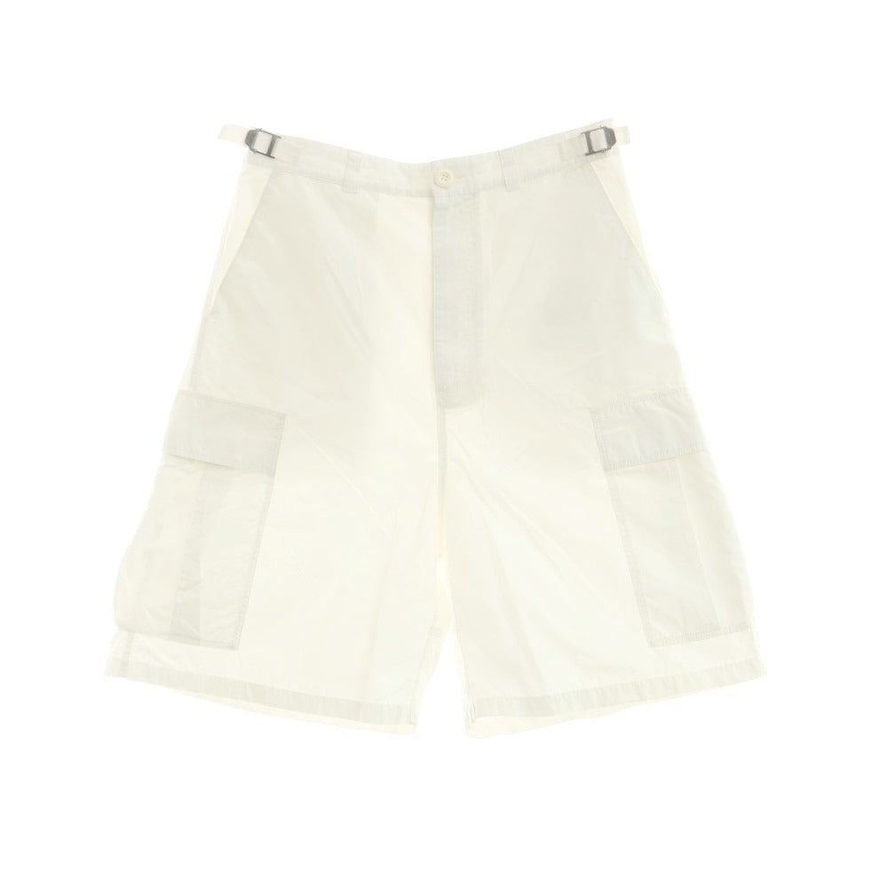 【中古】バレンシアガ BALENCIAGA コットン カーゴ ショートパンツ ホワイト【サイズXS】【 状態ランクC 】【 メンズ 】[EPD]