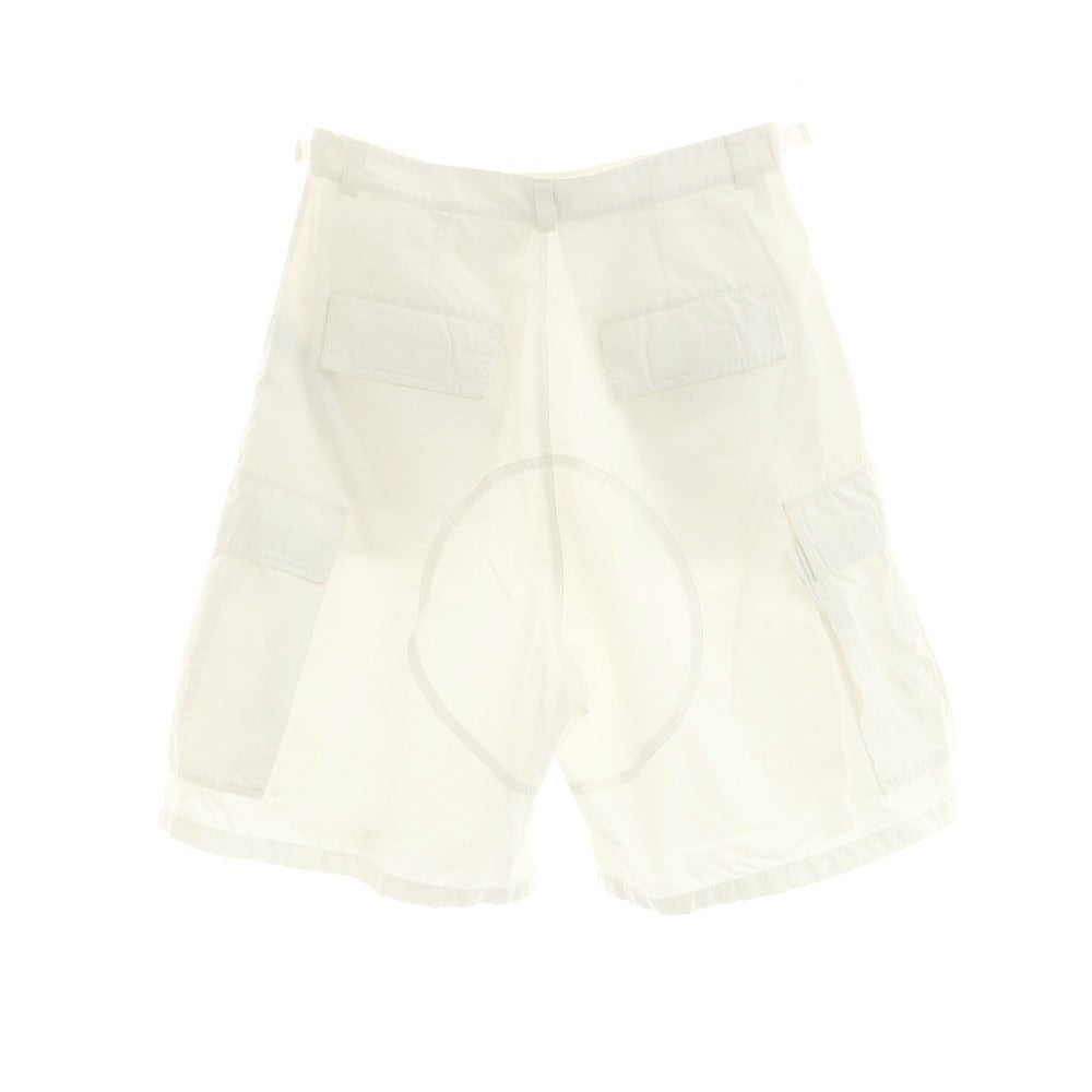 【中古】バレンシアガ BALENCIAGA コットン カーゴ ショートパンツ ホワイト【サイズXS】【 状態ランクC 】【 メンズ 】[EPD]