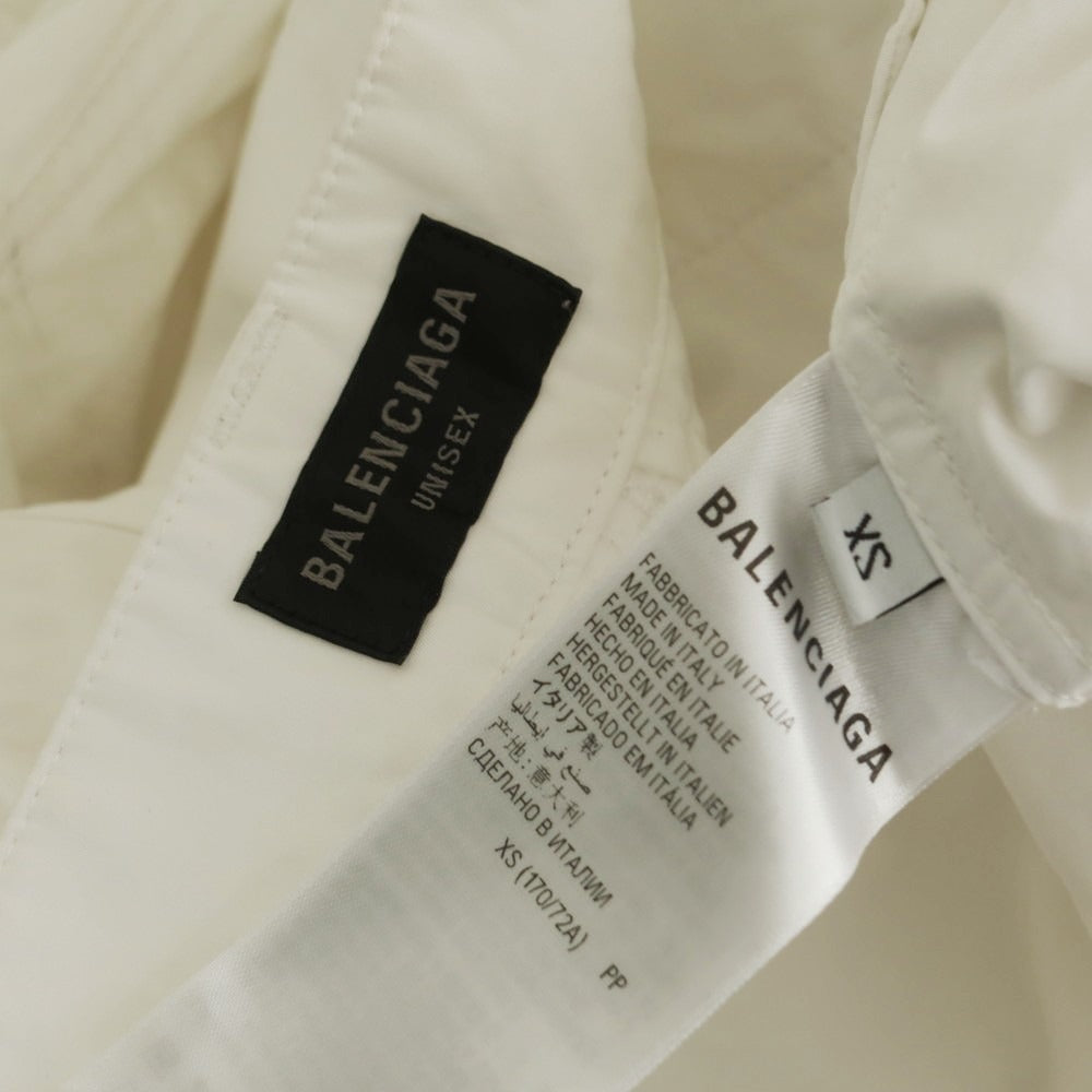 【中古】バレンシアガ BALENCIAGA コットン カーゴ ショートパンツ ホワイト【サイズXS】【 状態ランクC 】【 メンズ 】[EPD]