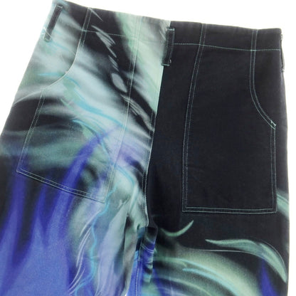 [Used] Gerrit Jacob Cotton Shorts Black x Purple [30] [Condition Rank B] [Men&