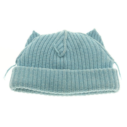 [Used] Charles Jeffrey LOVERBOY Low Gauge Wool Knit Cap Light Blue [Condition Rank C] [Men&