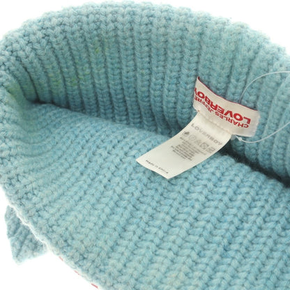 [Used] Charles Jeffrey LOVERBOY Low Gauge Wool Knit Cap Light Blue [Condition Rank C] [Men&