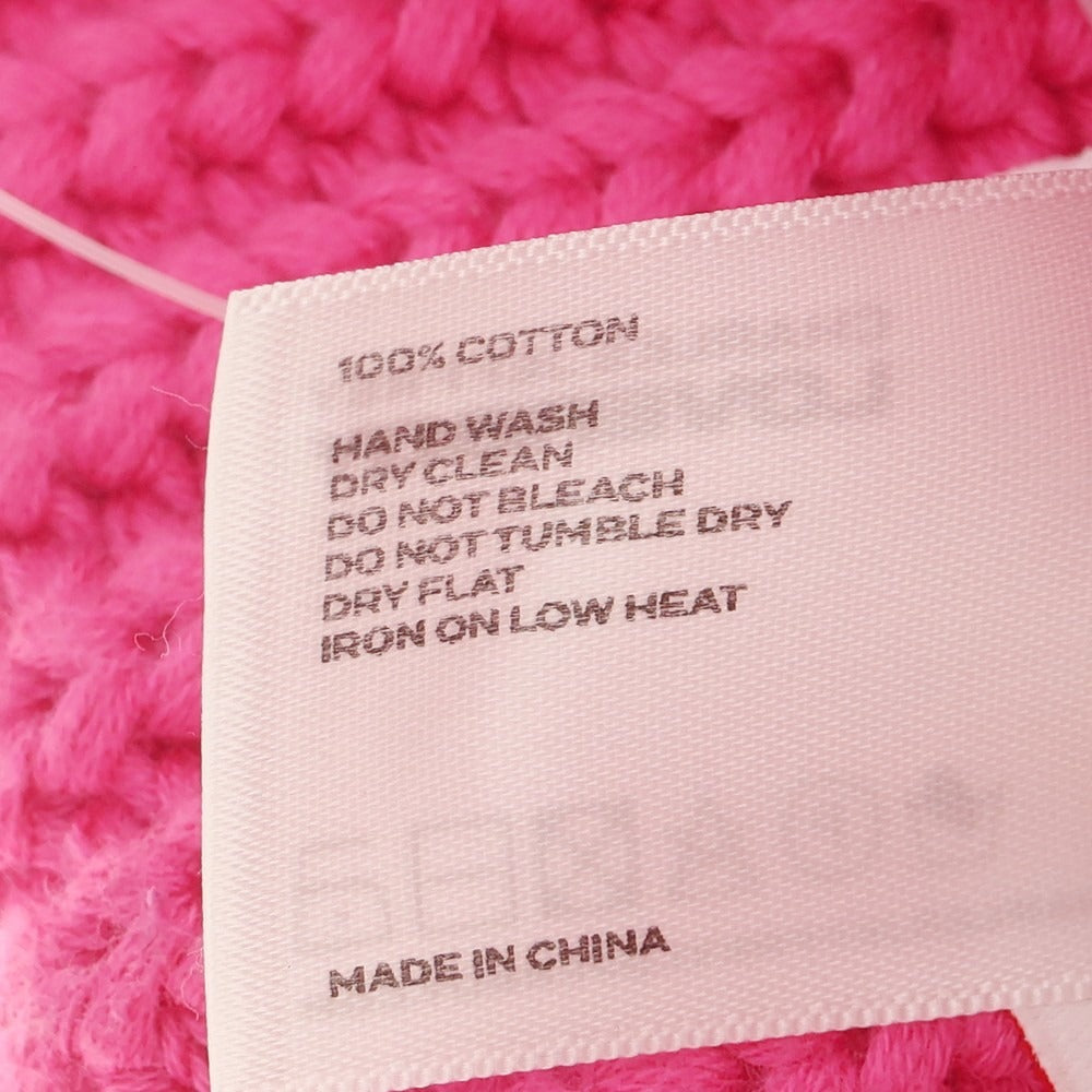 [Used] Charles Jeffrey LOVERBOY Low Gauge Cotton Knit Cap Pink [Condition Rank B] [Men&