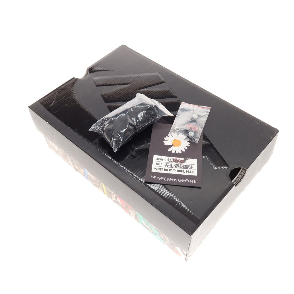 [Used] PEACEMINUSONE × NIKE AIR FORCE 1 Sneakers Black [28cm] [Condition Rank B] [Men&