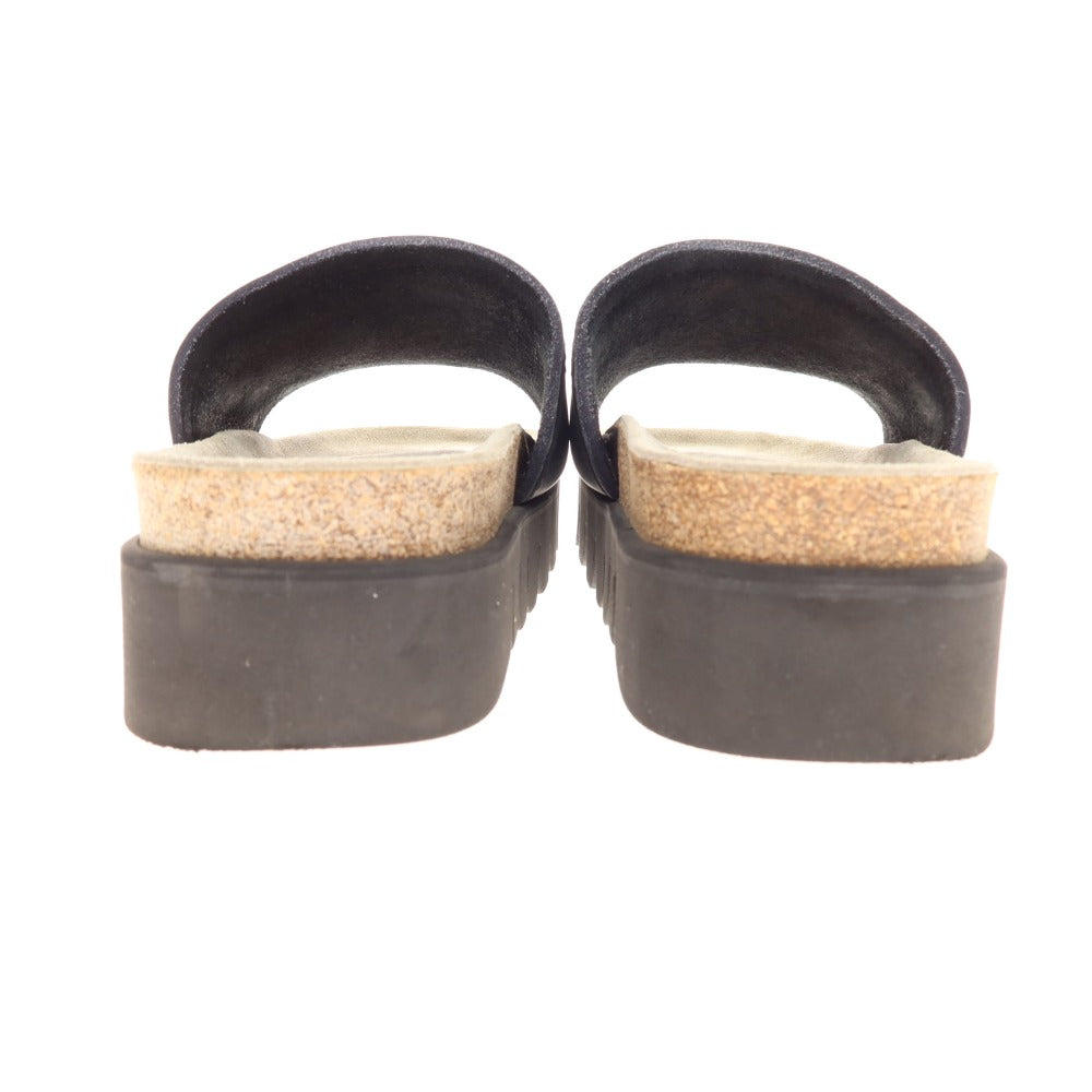 [Used] Hender Scheme caterpillar Kamaboko sole sandals, black [Name removed (5th place)] [Condition rank C] [Men&