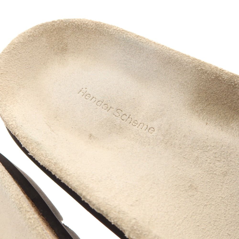 【中古】エンダースキーマ Hender Scheme caterpillar かまぼこソール サンダル ブラック【サイズ表記消え（5位）】【 状態ランクC 】【 メンズ 】 [EPD]