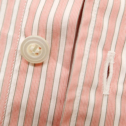 [Used] CHARVET Cotton Striped Double Cuff Semi-Wide Collar Dress Shirt Pink [37] [Condition Rank B] [Men&
