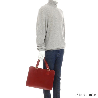 [Used] GLENROYAL Bridle Leather Tote Bag Red [Condition Rank B] [Men&