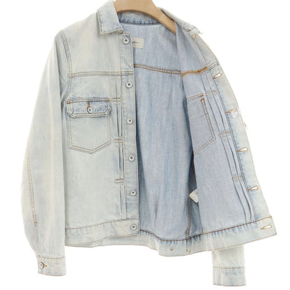 【中古】シーグリーン Seagreen デニムジャケット ジージャン ライトブルー【 2 】【 状態ランクC 】【 メンズ 】