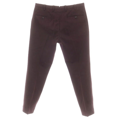 【中古】インコテックス スローウェア INCOTEX SLOWEAR コットンセルロース カジュアルスラックスパンツ ダークパープル【 50 】【 状態ランクB 】【 メンズ 】