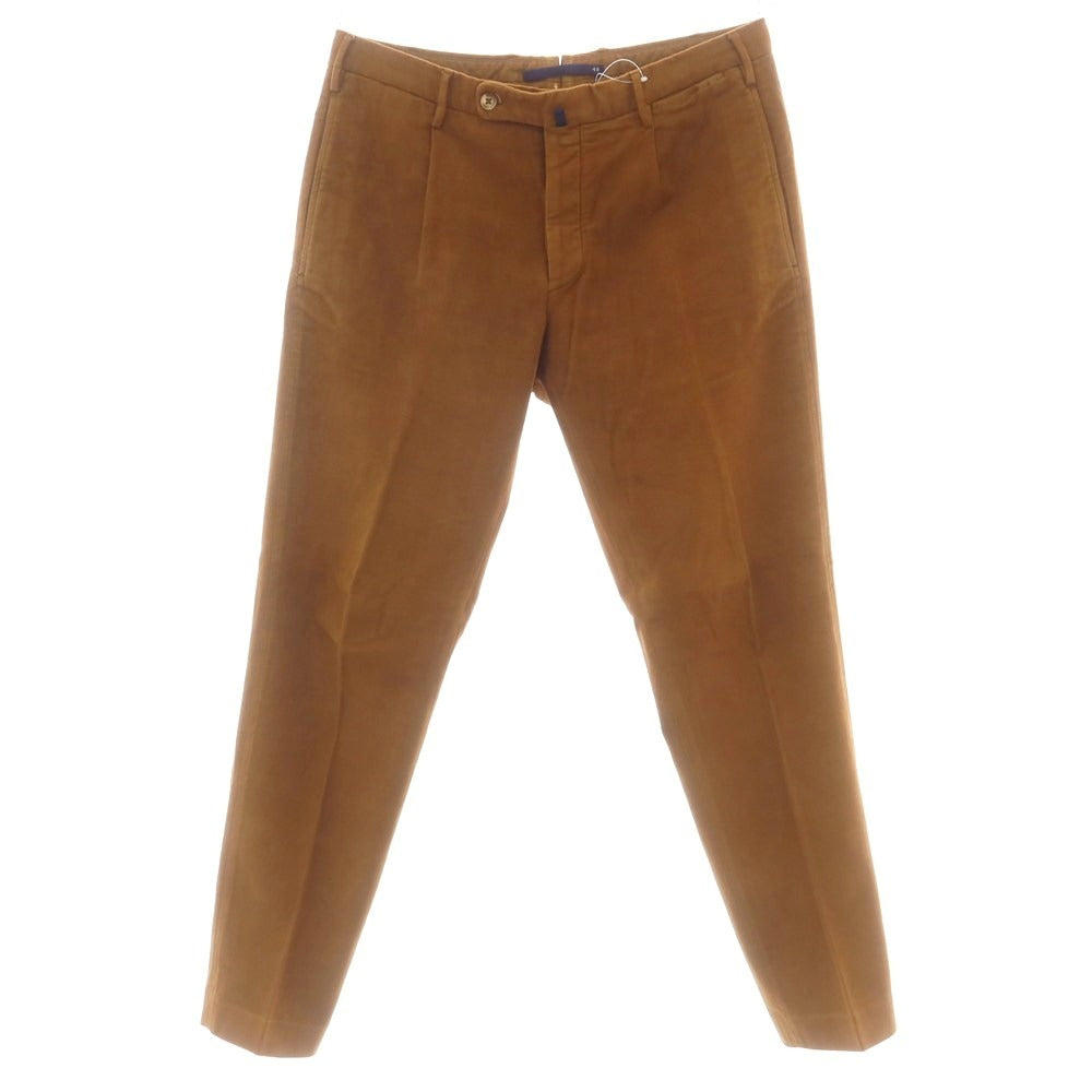 【中古】インコテックス INCOTEX ストレッチコットン カジュアルスラックスパンツ ブラウン【 48 】【 状態ランクC 】【 メンズ 】