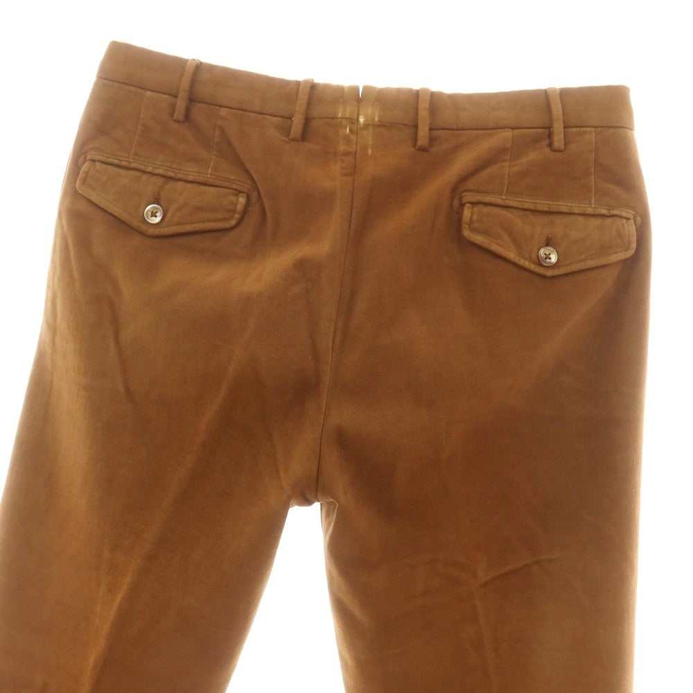 【中古】インコテックス INCOTEX ストレッチコットン カジュアルスラックスパンツ ブラウン【 48 】【 状態ランクC 】【 メンズ 】