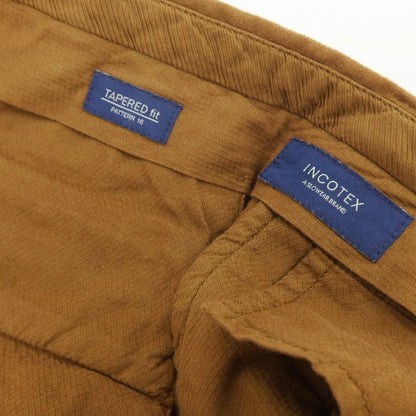 【中古】インコテックス INCOTEX ストレッチコットン カジュアルスラックスパンツ ブラウン【 48 】【 状態ランクC 】【 メンズ 】