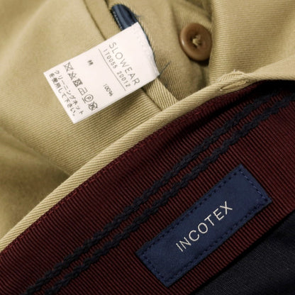 [Used] INCOTEX Cotton Casual Slacks Pants Khaki Beige [50] [Condition Rank B] [Men&