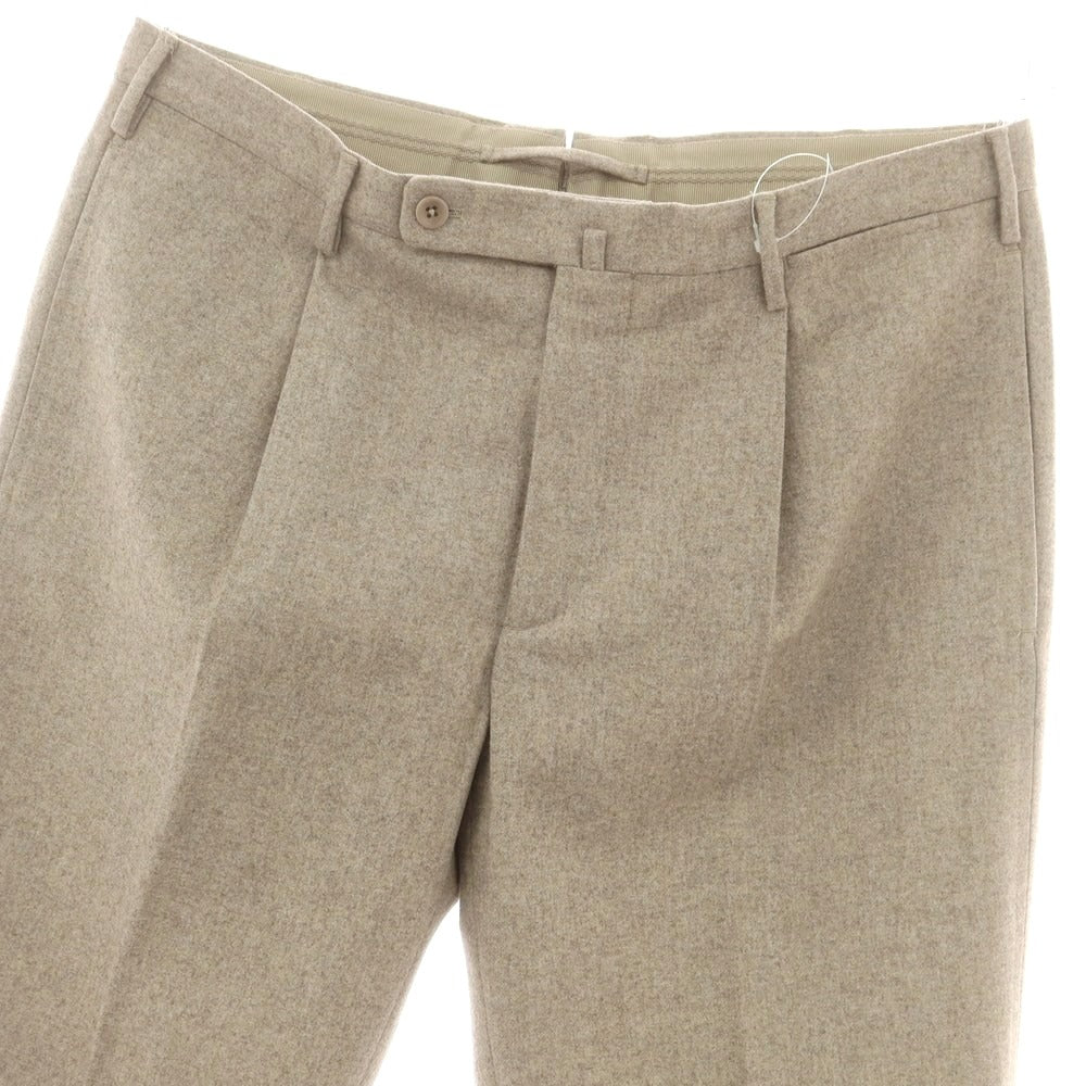 【中古】インコテックス INCOTEX ウール ドレススラックスパンツ グレージュ【 50 】【 状態ランクA 】【 メンズ 】