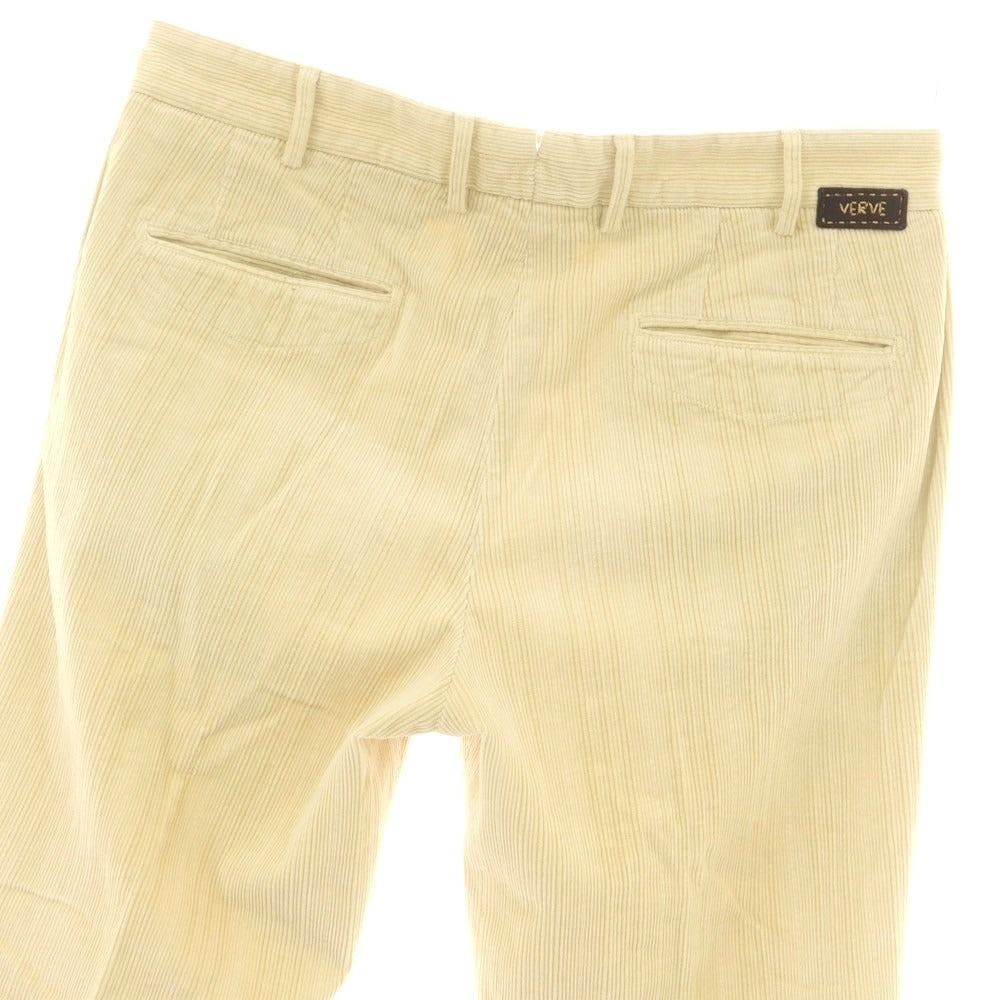 【中古】インコテックス INCOTEX ストレッチ コーデュロイパンツ ライトイエロー【 48 】【 状態ランクB 】【 メンズ 】