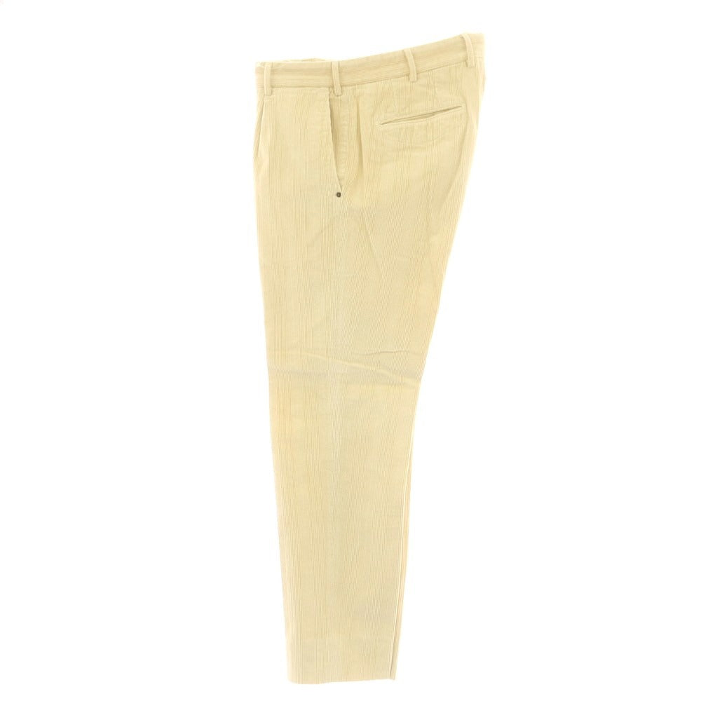 【中古】インコテックス INCOTEX ストレッチ コーデュロイパンツ ライトイエロー【 48 】【 状態ランクB 】【 メンズ 】