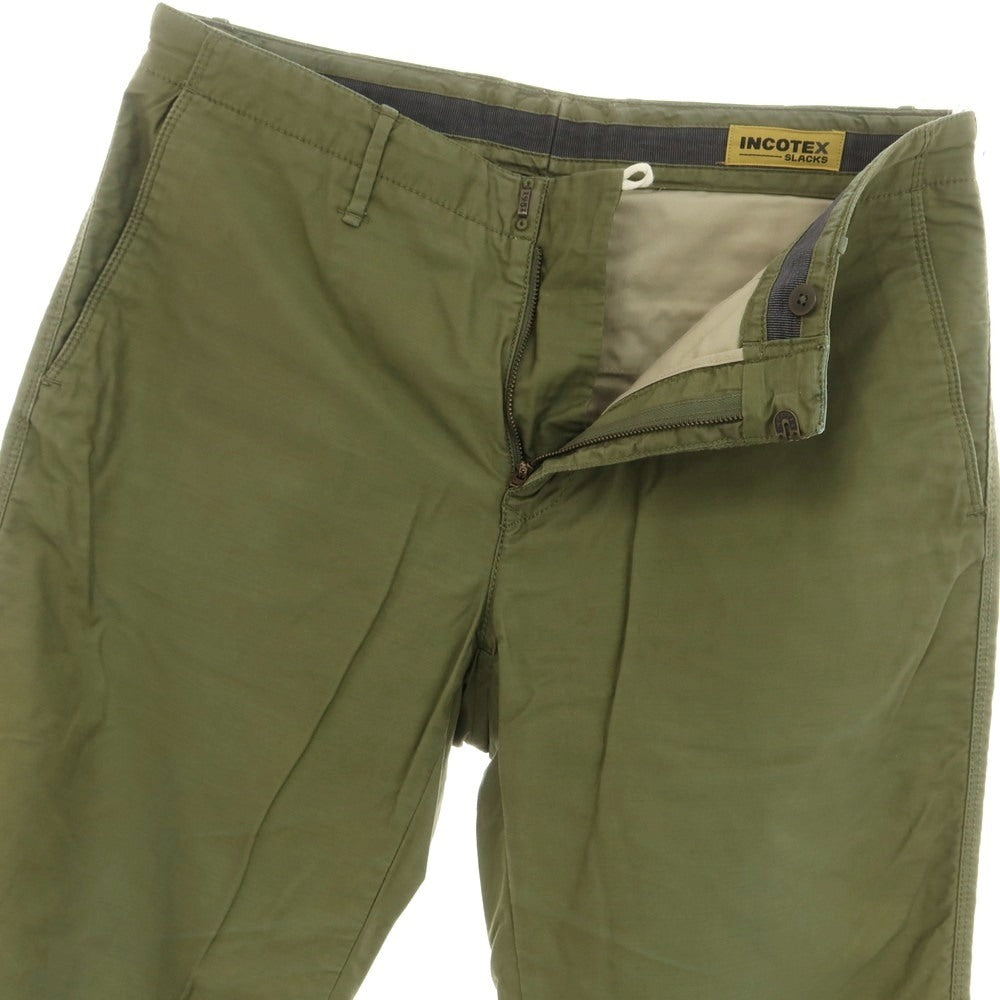 [Used] INCOTEX Cotton Work Pants Olive Green [34] [Condition Rank C] [Men&