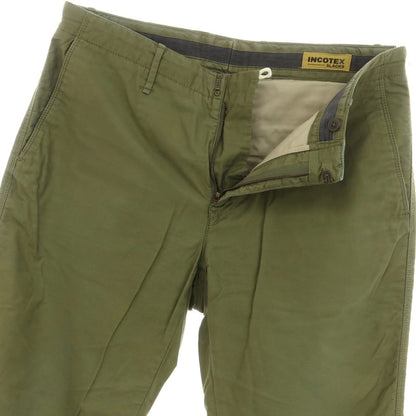 [Used] INCOTEX Cotton Work Pants Olive Green [34] [Condition Rank C] [Men&