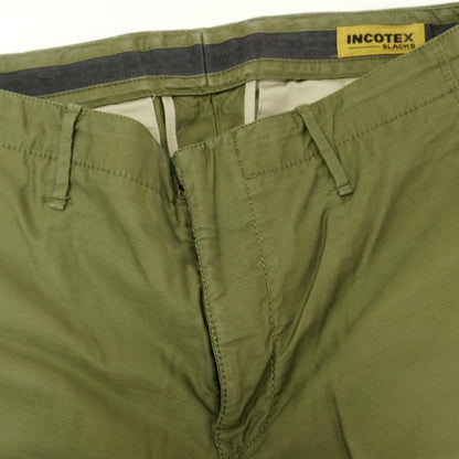 [Used] INCOTEX Cotton Work Pants Olive Green [34] [Condition Rank C] [Men&