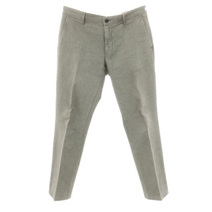 [Used] INCOTEX stretch cotton casual slacks pants, warm gray x ivory [34] [Condition rank B] [Men&