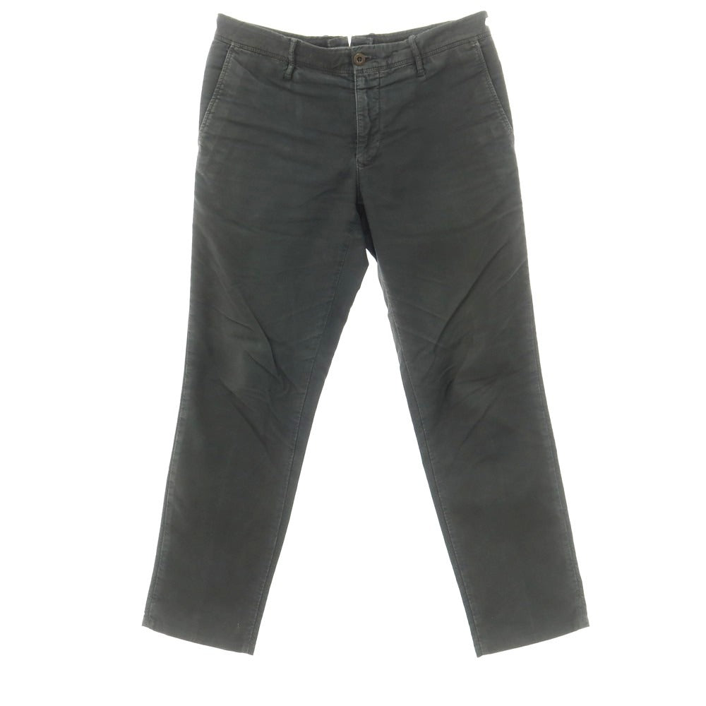 [Used] INCOTEX stretch cotton casual slacks pants, dark grey [34] [Condition: C] [Men&