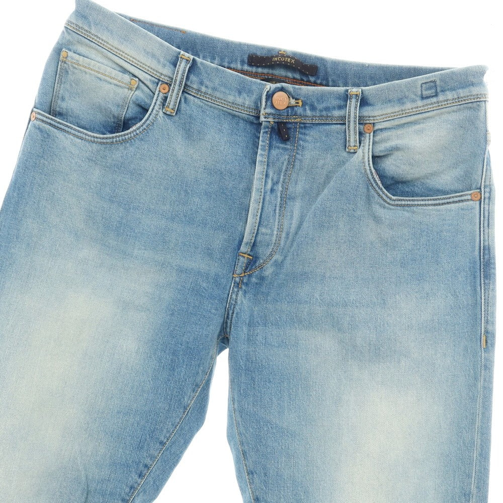 【中古】インコテックス INCOTEX ストレッチ デニムパンツ ジーンズ ライトブルー【 34 】【 状態ランクA 】【 メンズ 】
