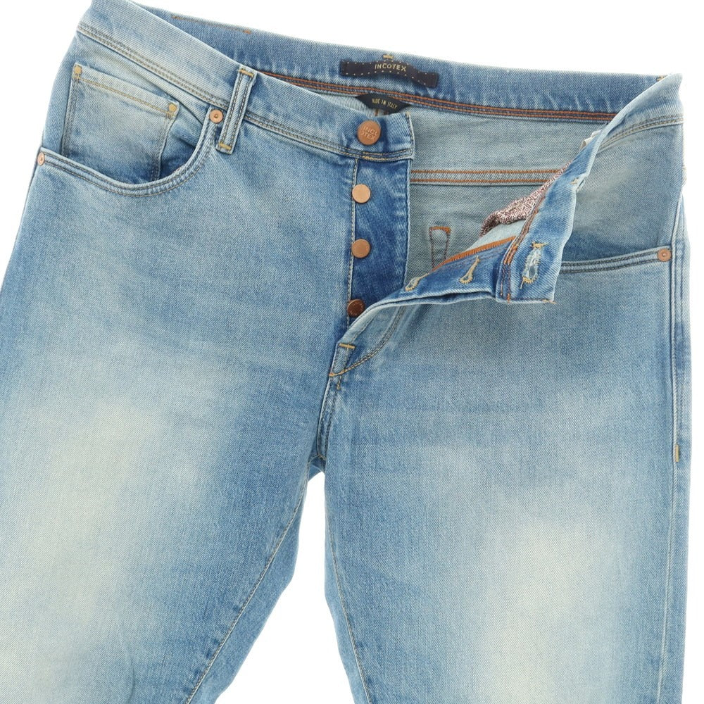 【中古】インコテックス INCOTEX ストレッチ デニムパンツ ジーンズ ライトブルー【 34 】【 状態ランクA 】【 メンズ 】