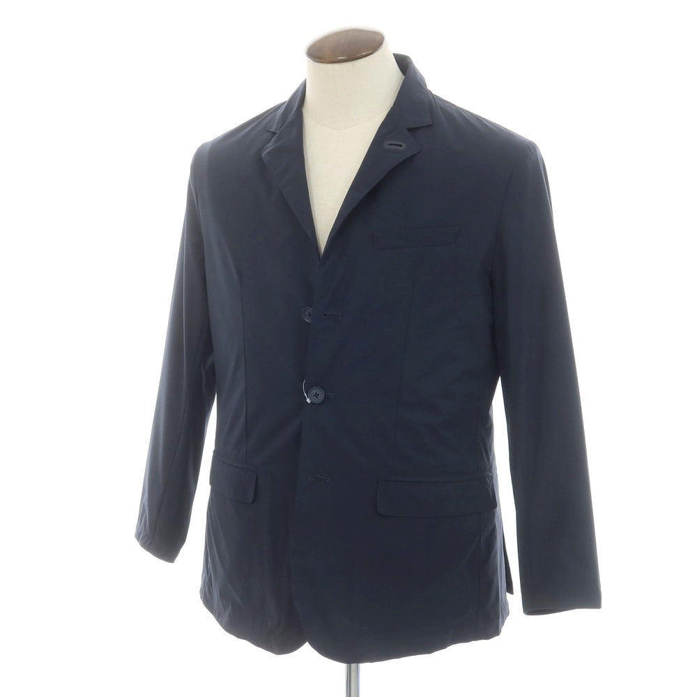 [Used] People of Shibuya Stretch Polyester Casual Jacket Navy [50] [Condition Rank C] [Men&
