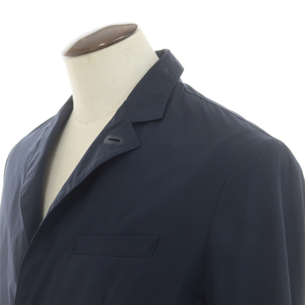 [Used] People of Shibuya Stretch Polyester Casual Jacket Navy [50] [Condition Rank C] [Men&
