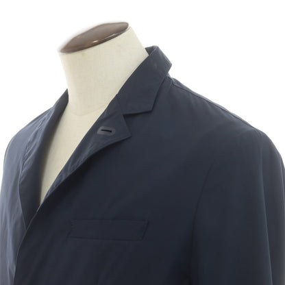 [Used] People of Shibuya Stretch Polyester Casual Jacket Navy [50] [Condition Rank C] [Men&