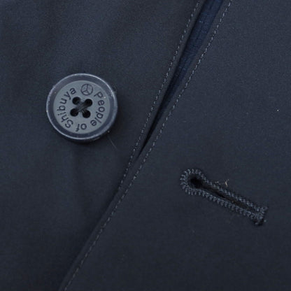 [Used] People of Shibuya Stretch Polyester Casual Jacket Navy [50] [Condition Rank C] [Men&