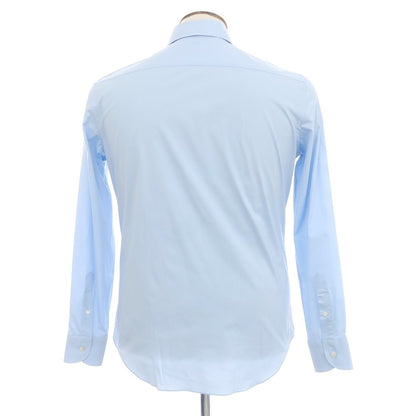 [Used] ESTNATION Stretch Cotton Wide Collar Dress Shirt Blue [L] [Condition Rank B] [Men&