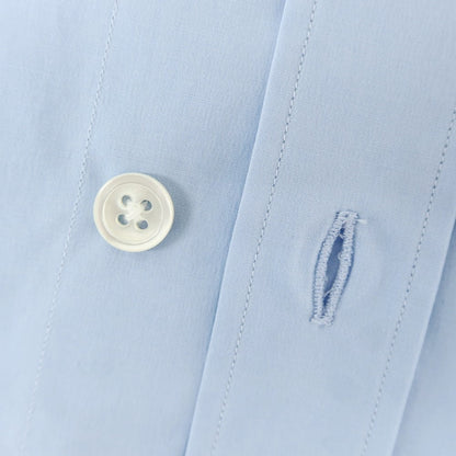 [Used] ESTNATION Stretch Cotton Wide Collar Dress Shirt Blue [L] [Condition Rank B] [Men&