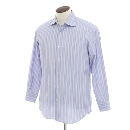 [Used] FAIRFAX Cotton Striped Dress Shirt Blue [41] [Condition Rank B] [Men&