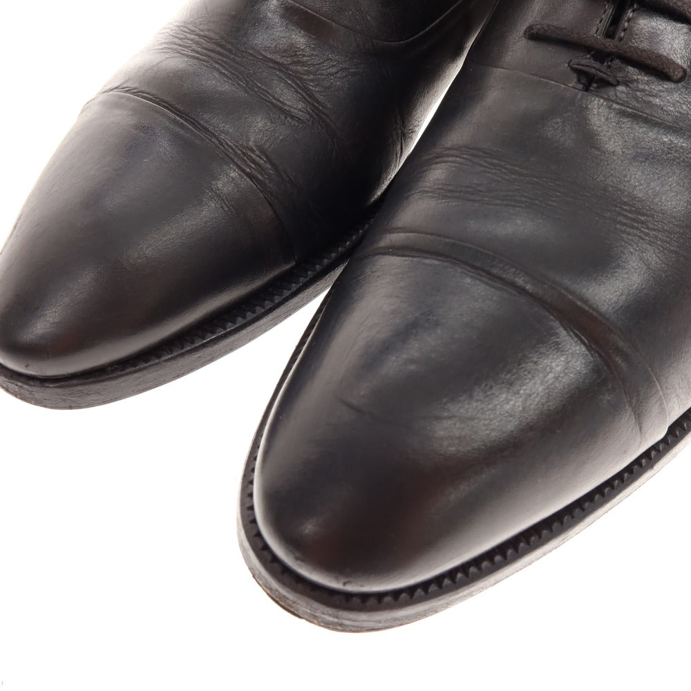 [Used] Stefano Branchini Straight Tip Dress Shoes Black Brown [6 1/2] [Condition Rank C] [Men&