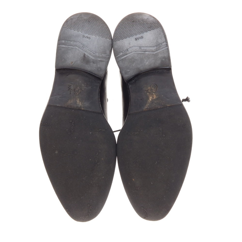 [Used] Stefano Branchini Straight Tip Dress Shoes Black Brown [6 1/2] [Condition Rank C] [Men&