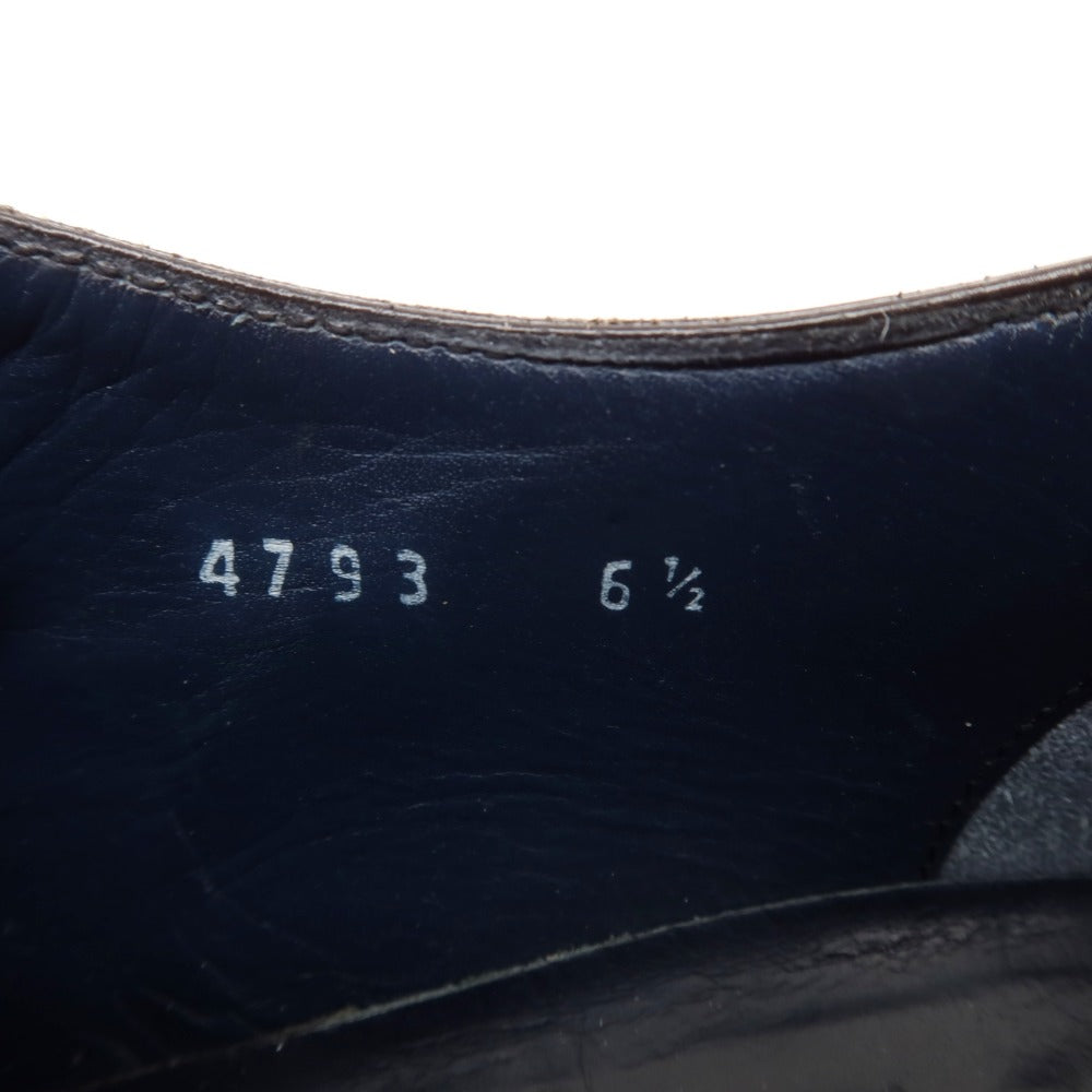 [Used] Stefano Branchini Straight Tip Dress Shoes Black Brown [6 1/2] [Condition Rank C] [Men&