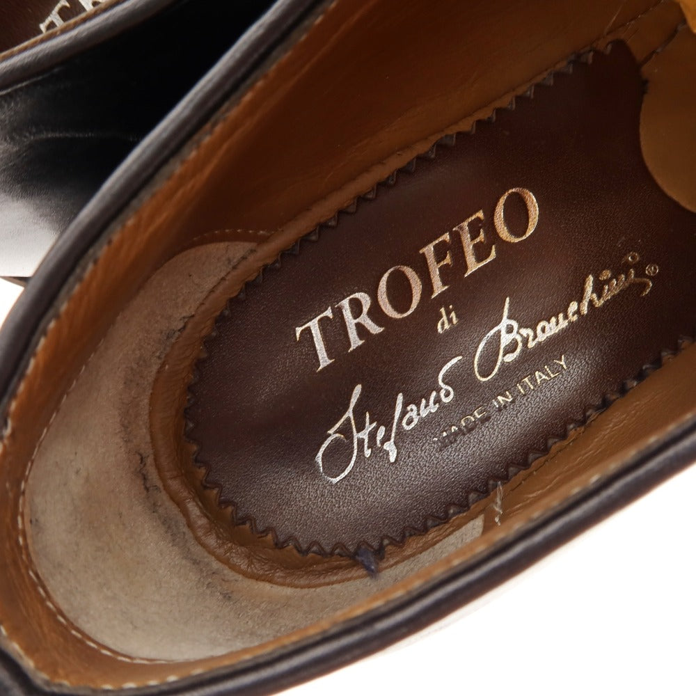 [Used] Stefano Branchini Plain Toe Dress Shoes Black [40] [Condition Rank B] [Men&