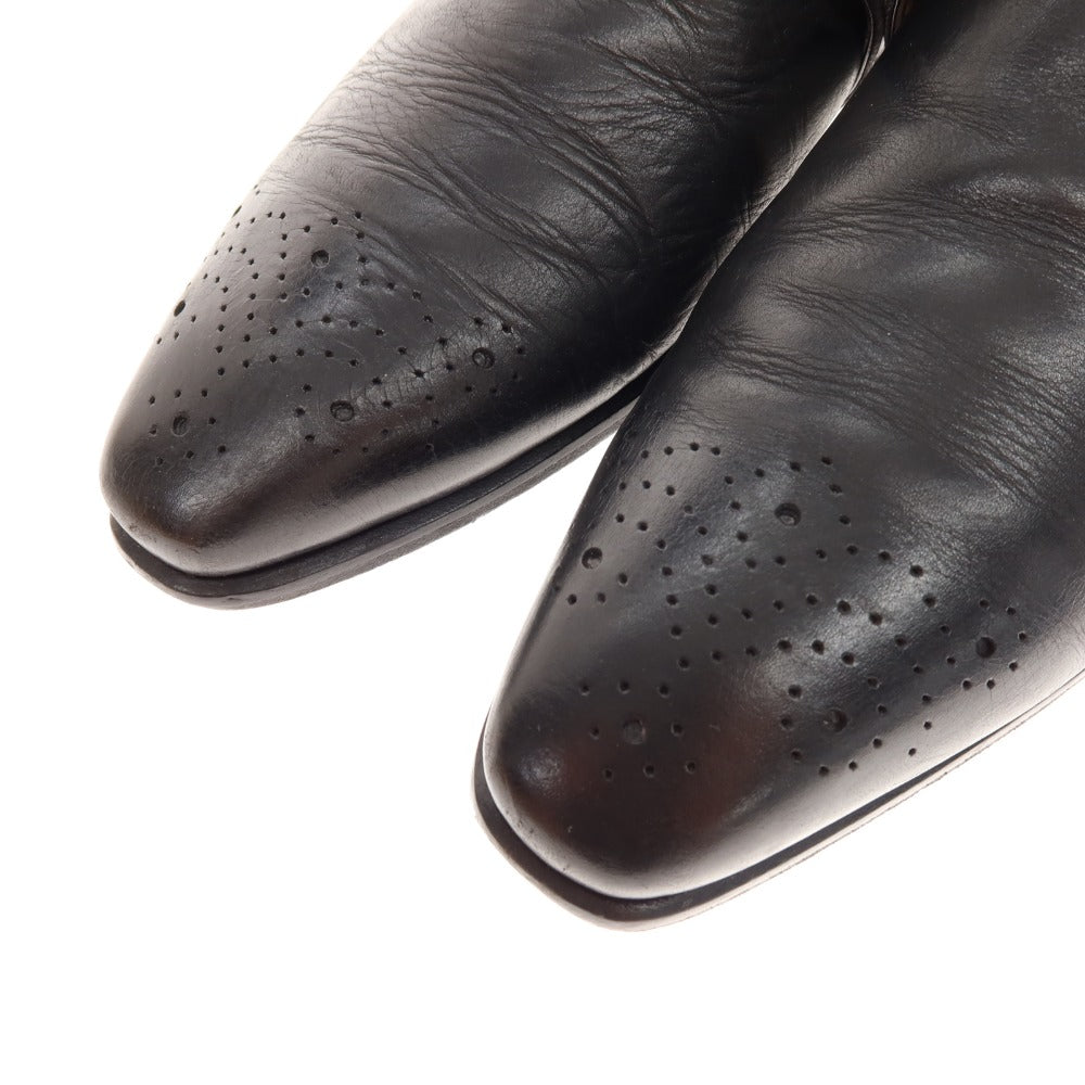 [Used] Stefano Branchini Plain Toe Dress Shoes Black [40] [Condition Rank D] [Men&