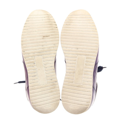 [Used] Stefano Branchini Leather Sneakers Purple [41] [Condition Rank B] [Men&