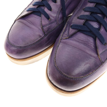 [Used] Stefano Branchini Leather Sneakers Purple [41] [Condition Rank B] [Men&