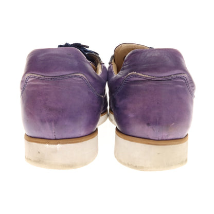 [Used] Stefano Branchini Leather Sneakers Purple [41] [Condition Rank B] [Men&