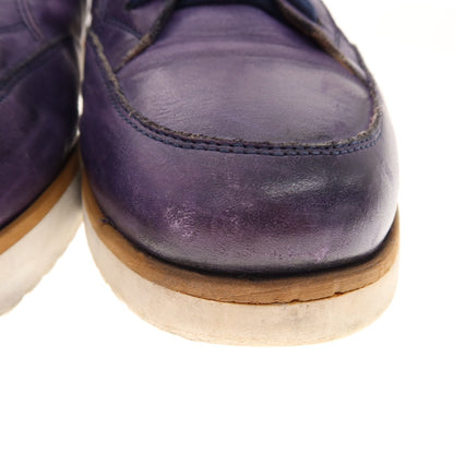 [Used] Stefano Branchini Leather Sneakers Purple [41] [Condition Rank B] [Men&