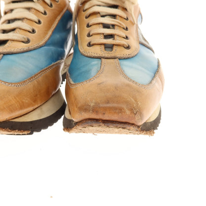[Used] Stefano Branchini Leather Sneakers Blue x Brown [6] [Condition Rank C] [Men&