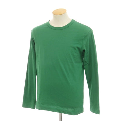 [Used] COMME des GARCONS SHIRT Cotton crew neck long sleeve T-shirt Green [S] [Condition Rank B] [Men&