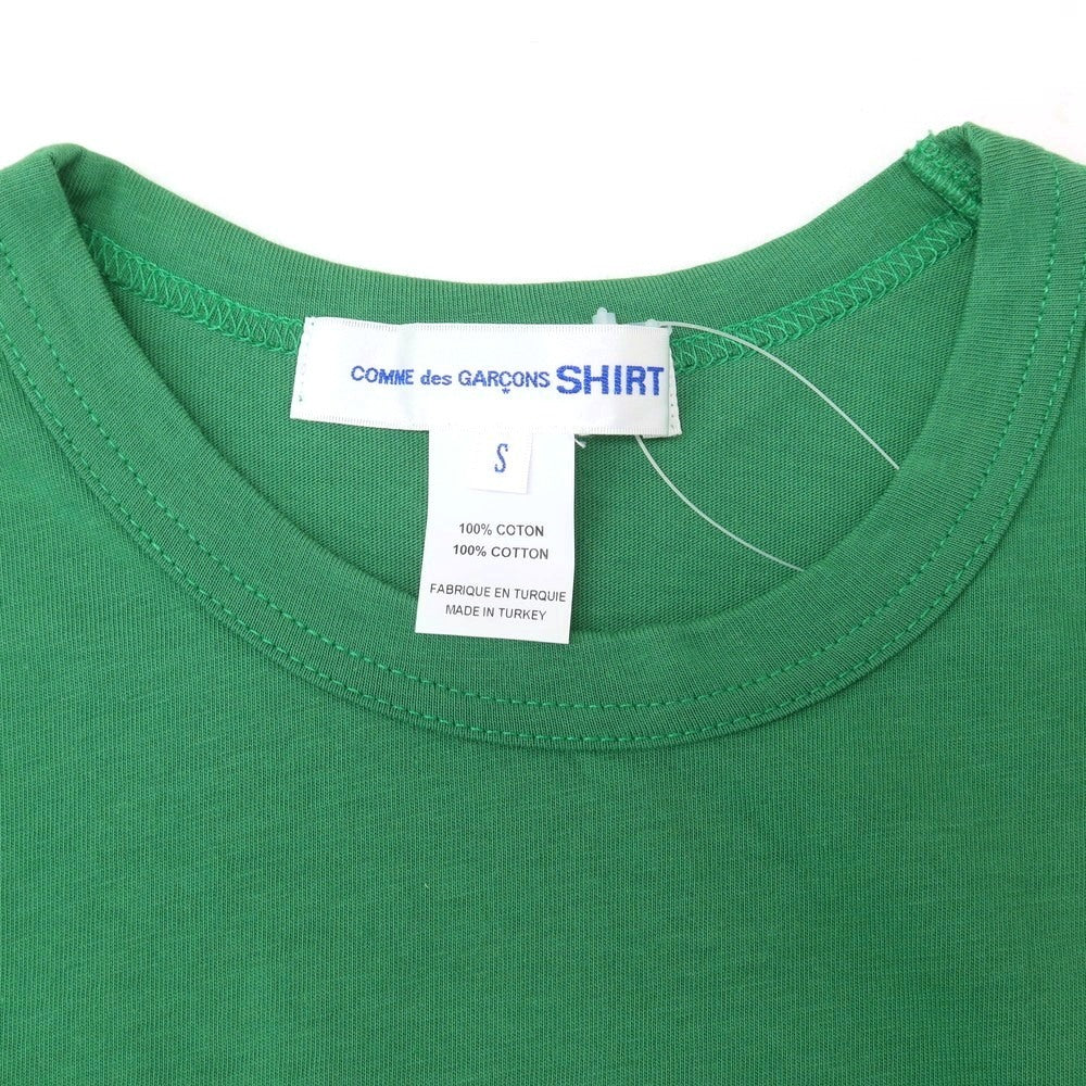 [Used] COMME des GARCONS SHIRT Cotton crew neck long sleeve T-shirt Green [S] [Condition Rank B] [Men&