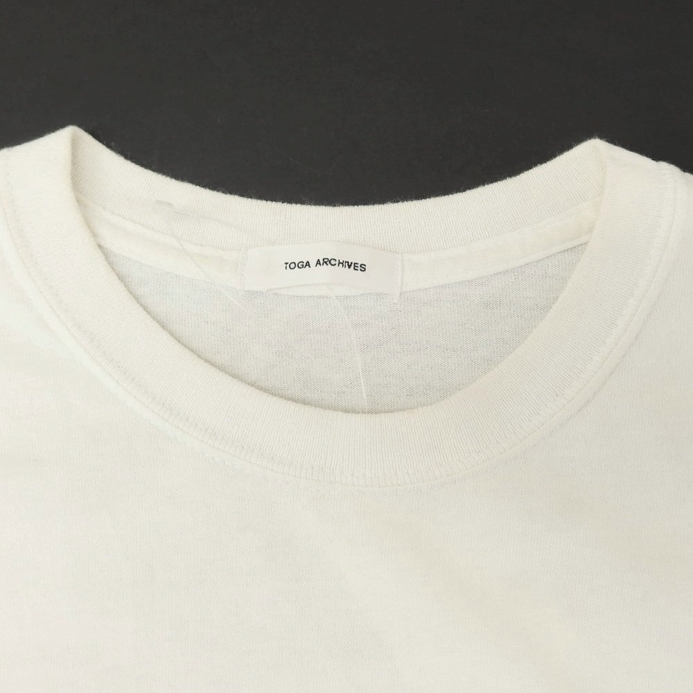 【中古】トーガ TOGA TOGA XTC 10周年記念 コットン クルーネック 半袖Ｔシャツ ホワイト【 46 】【 状態ランクC 】【 メンズ 】 [APD]